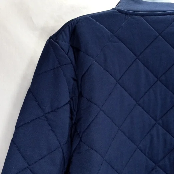 Ralph Lauren Navy Quilted Bomber Jacket - Picture 11 of 16